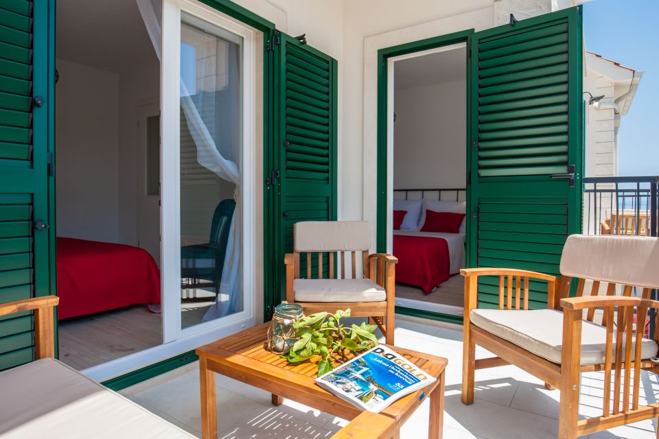 Apartment A4, first floor - doors to the terrace