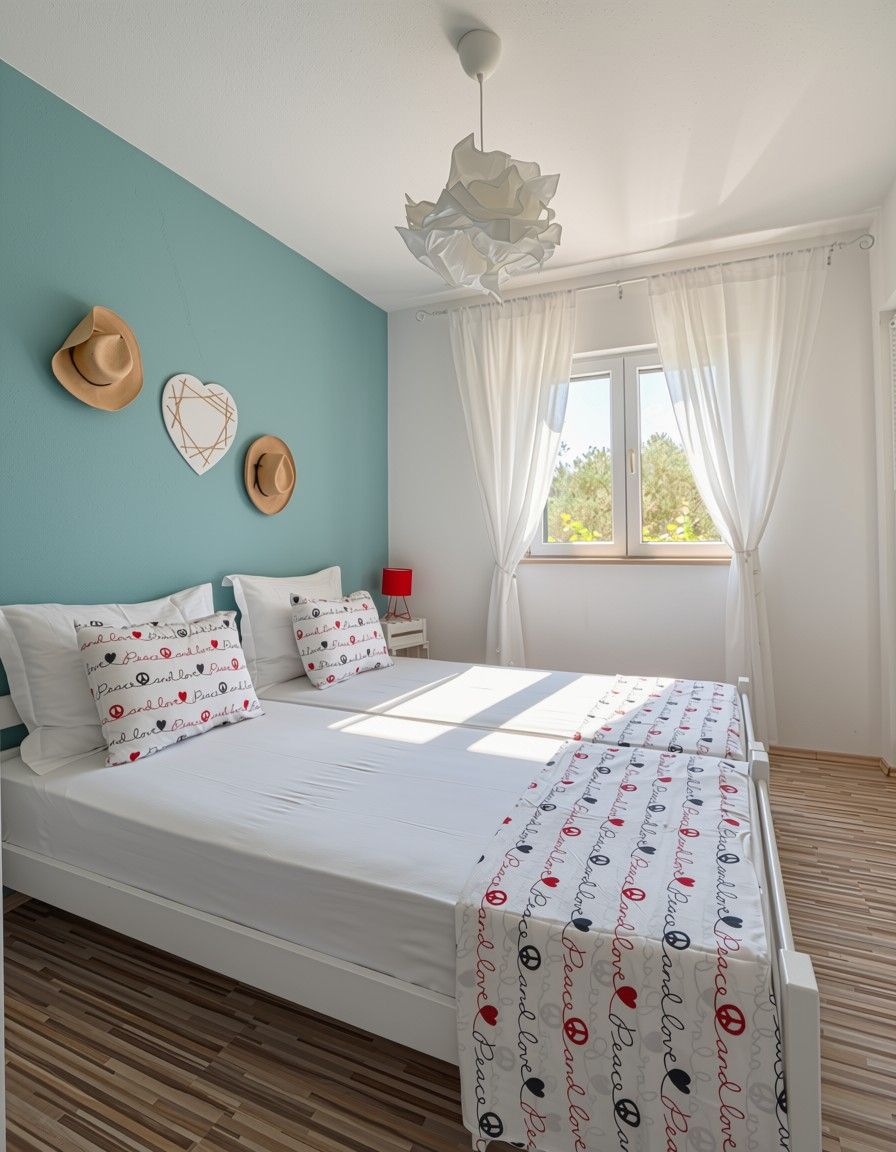Apartment A4, ground floor - bedroom with double bed